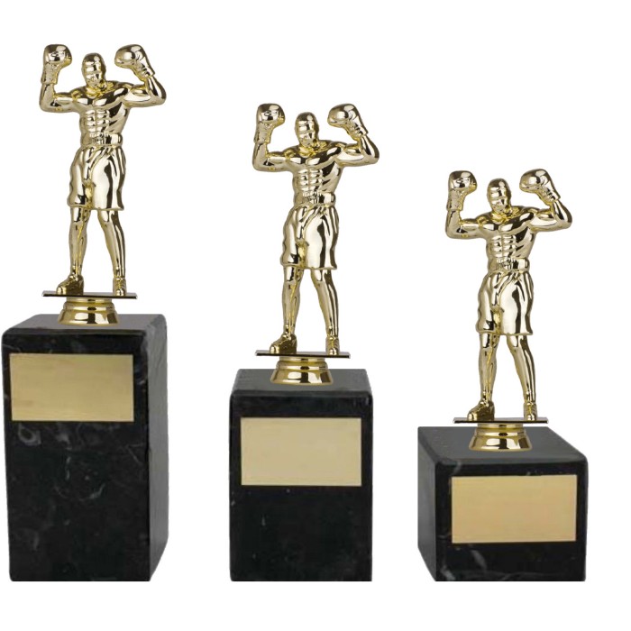 CLASSIC BOXING FIGURE TROPHY 3 SIZES STARTING FROM 6.5''